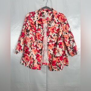 Studio Works One Button Open Front Jacket Size 2X
